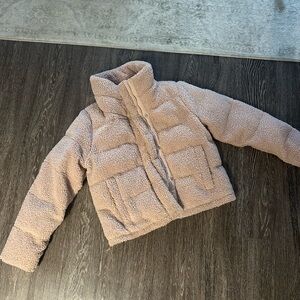 Abercrombie & Fitch Women's Puffer Jacket in Light Pink